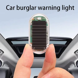 Car Solar Warning Light Simulation Anti-theft Warning Light General LED Simulation Camera Anti-theft Light Inside The Car
