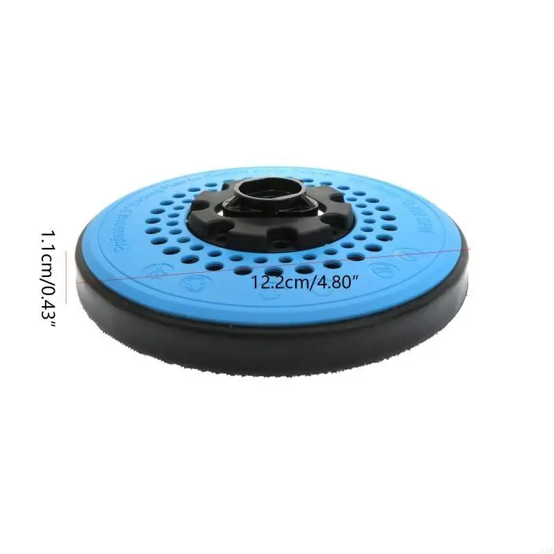 4XFD Hook & Loop Sanding Plate 5'' 49-Hole Dust Backing Pad for Sanding Machine