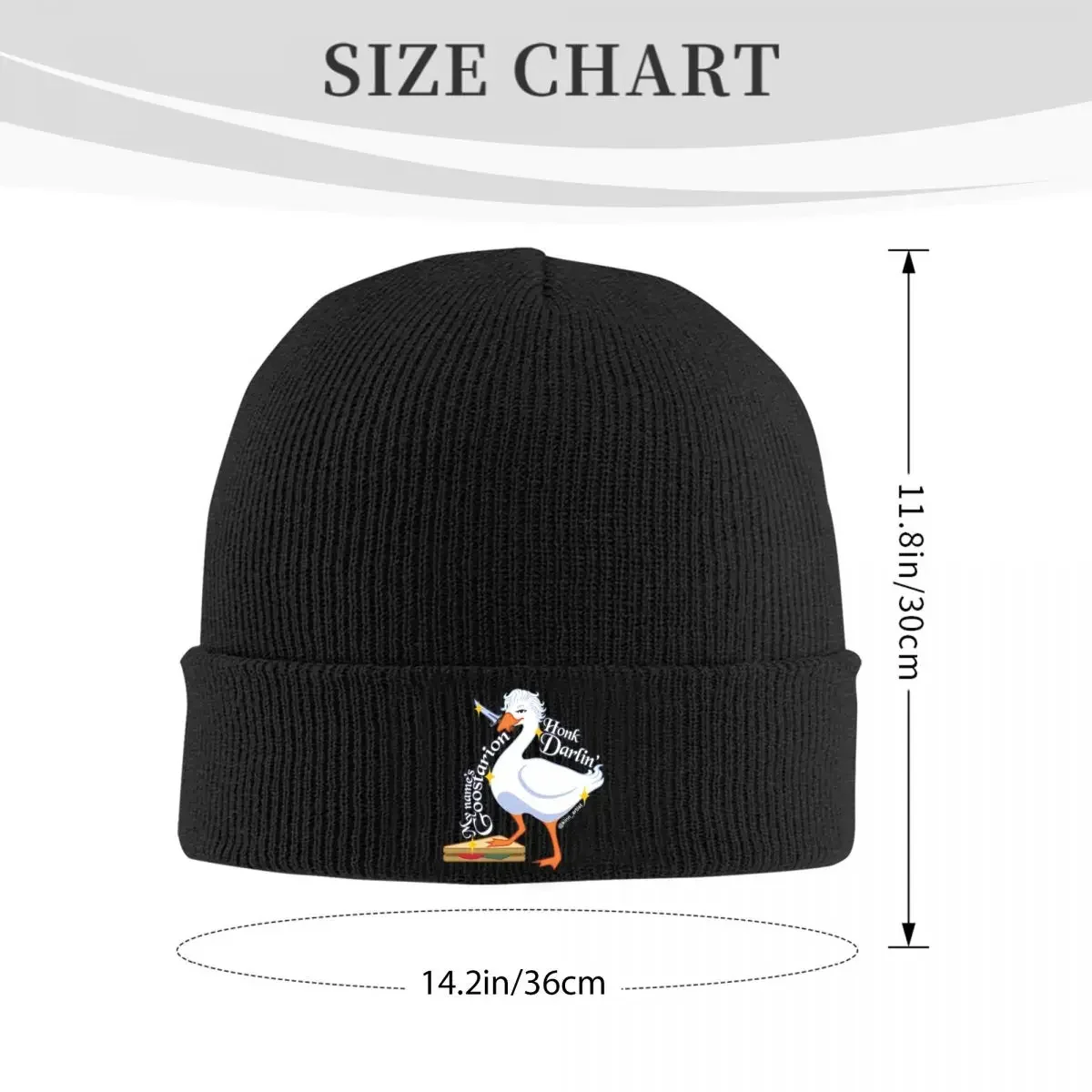 Goostarion Goose Knitted Hat Beanies Autumn Winter Hats Warm Acrylic Fashion Baldur's Gate 3 Astarion Caps for Men Women