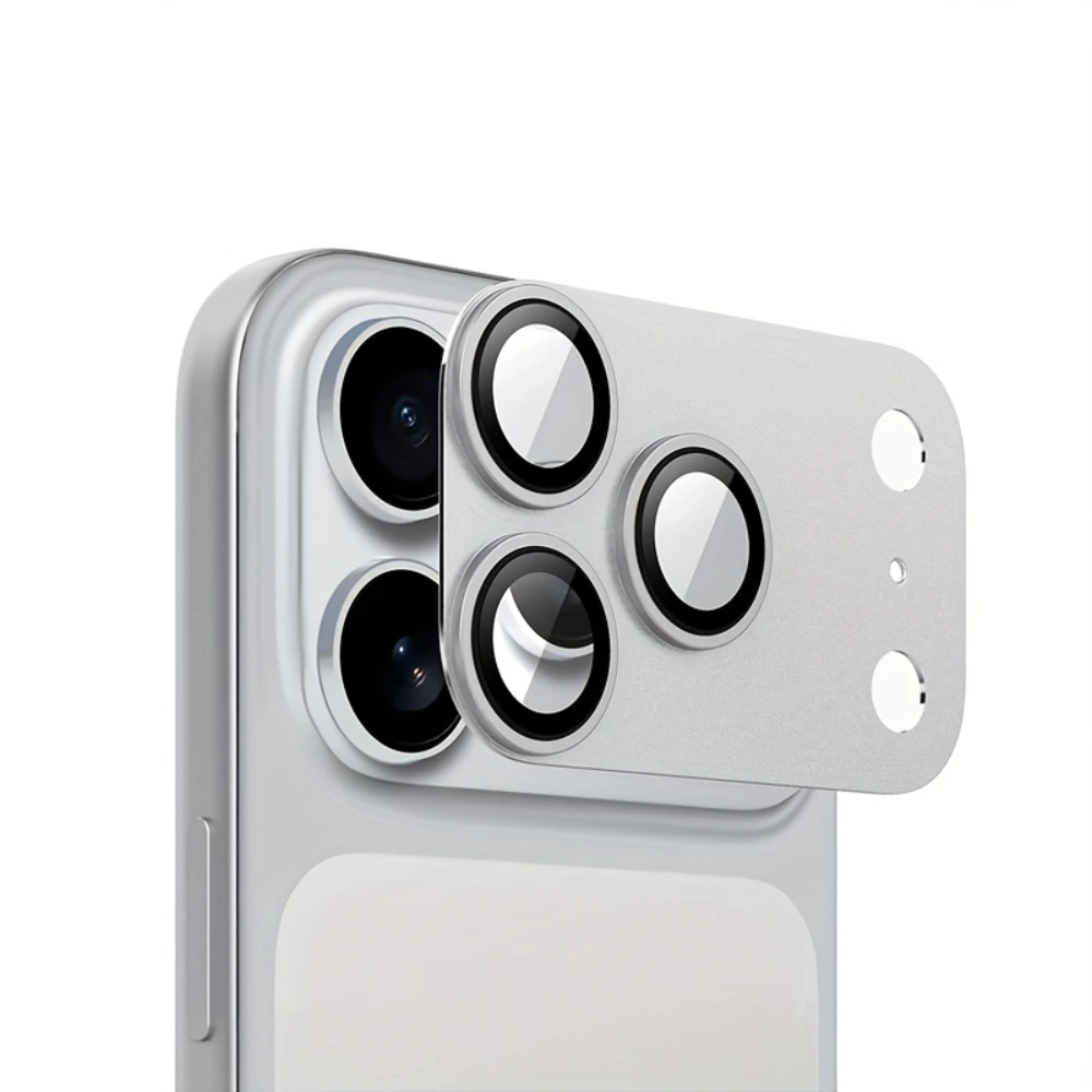 NNBILI 1 Stück Metall-Glas-Kameraobjektivschutz für iPhone 18 Pro 18 Pro Max 17 Pro 17 Pro Max iPhone Objektivabdeckung Zubehör