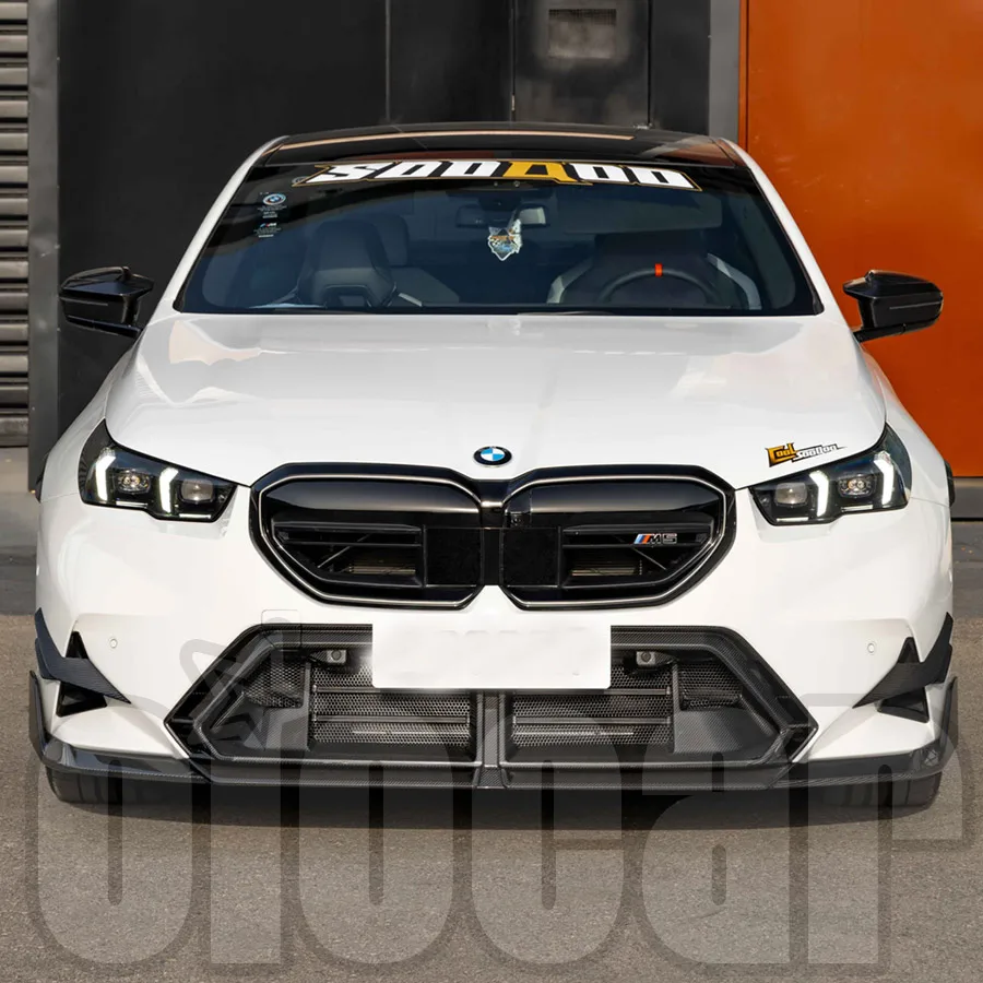 

Oiomotors SQ Style Сухой карбоновый передний бампер, накладки на крышку воздухозаборника для G90 M5