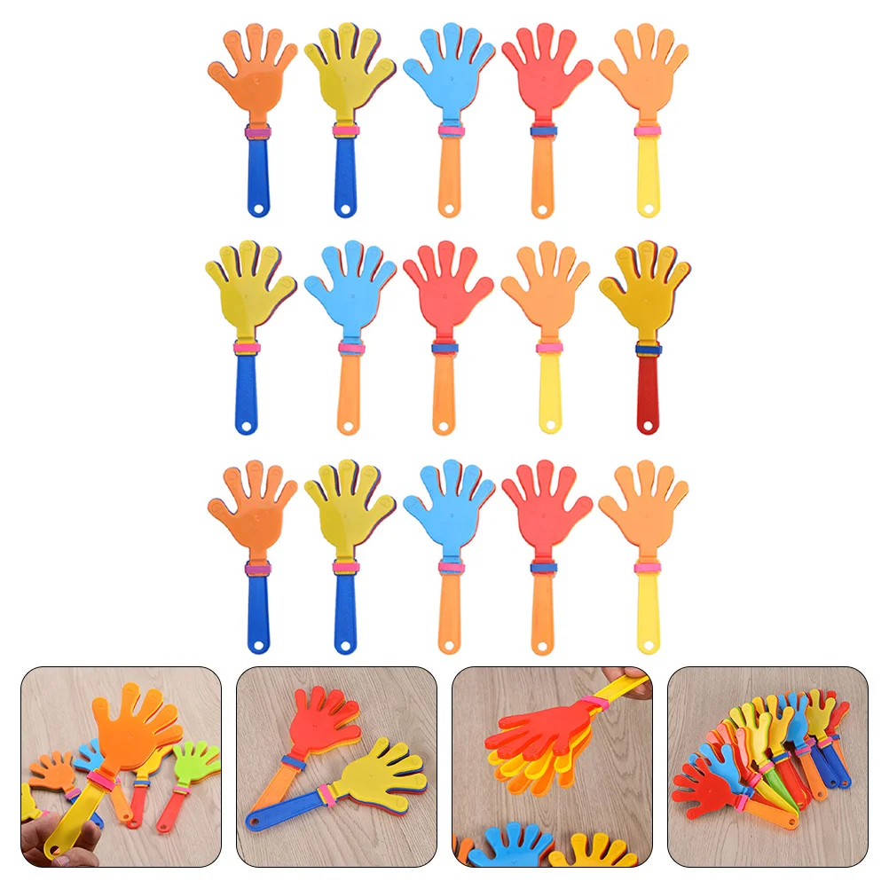 15 Pcs Palm Clap Toy Hands Clapping Kids Party Sound Making Abs Creative Palms Plastic Clapper Child Noisemaker Kids' Plaything