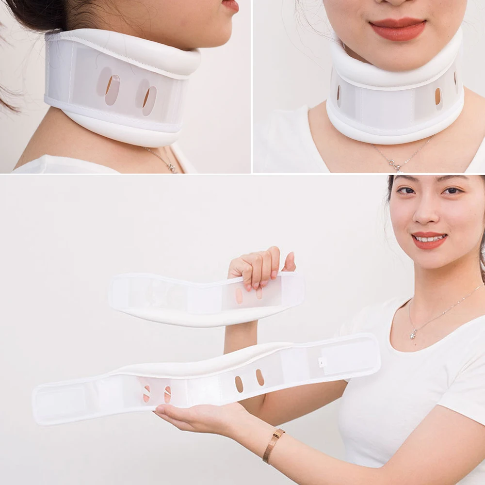 Collar Cervical suave, soporte ajustable para el cuello, soporte suave para el dolor de cuello y soporte para mujeres y hombres