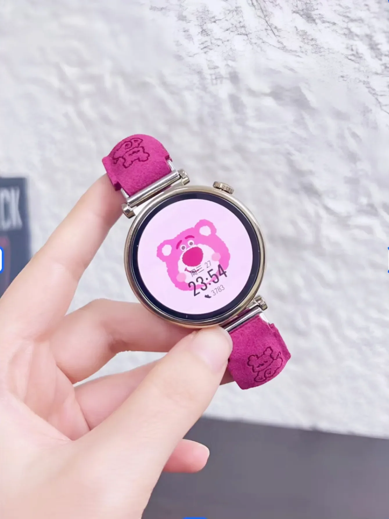 18 20 22mm Elastic Scrunchie Strap for Samsung Galaxy Watch 7 6 5 4 3 Active Cute Dog Fabric Loop for Huawei GT 4 5 Amazfit GTR