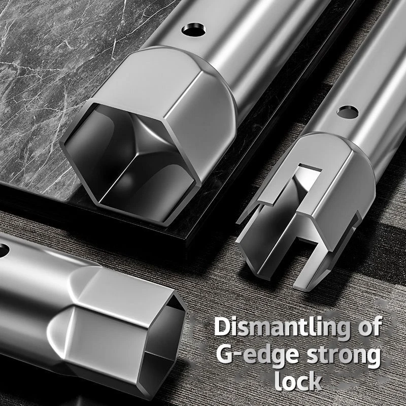 مجموعة مفاتيح ربط صمام الدش - أداة عالمية لإزالة وتركيب صمام الاستحمام وصمام الدش، فولاذ الفاناديوم الكروم