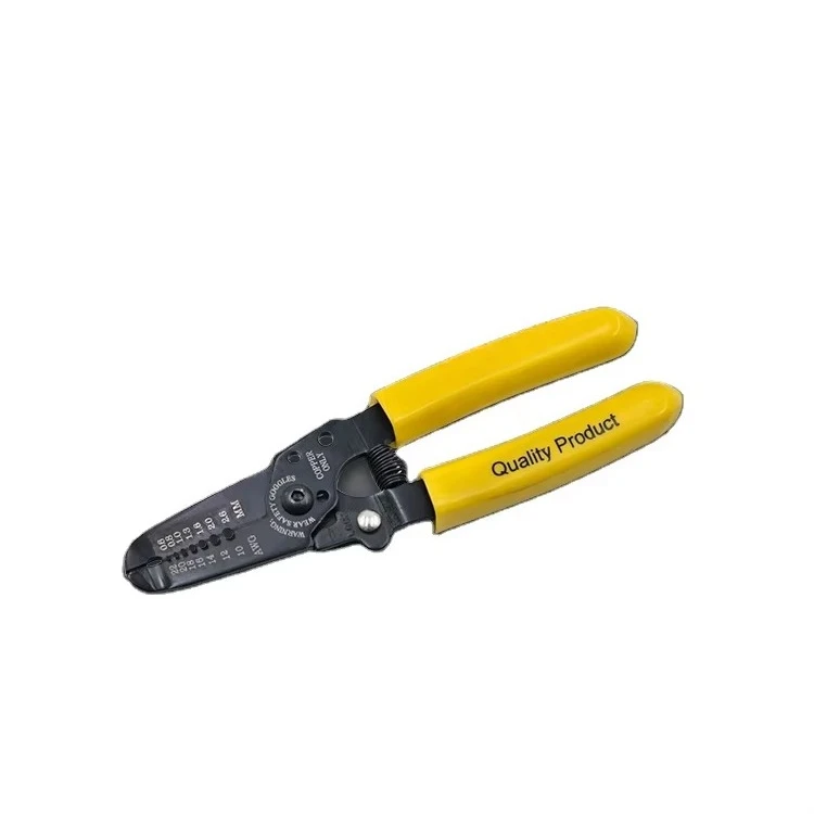 

Mini 6" Self Adjusting Handheld Copper Wire Stripper Pliers and Wire Cutter Tool for Solid Cable Cutter
