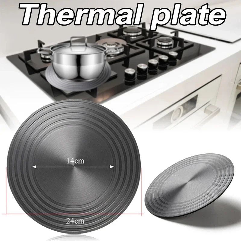 24cm Kitchen Heat Diffuser Absorbing Distributer Heat Conduction Plate Stainless Steel Gas Stove Top Kitchen Stove Accessories