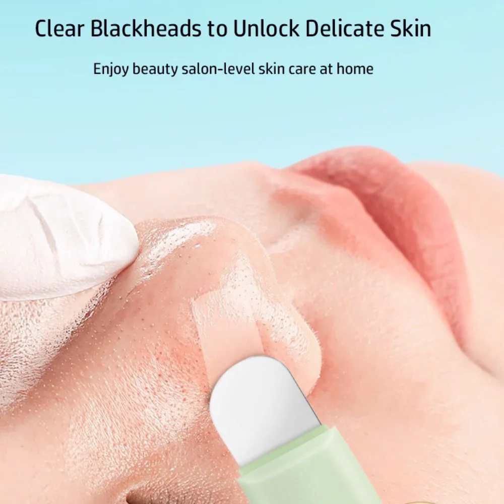 Narzędzie do usuwania zaskórników w kształcie kociej łapki, silikonowa szpatułka do usuwania białych zaskórników i trądziku, głęboko oczyszczająca ręczna skrobka do twarzy.
