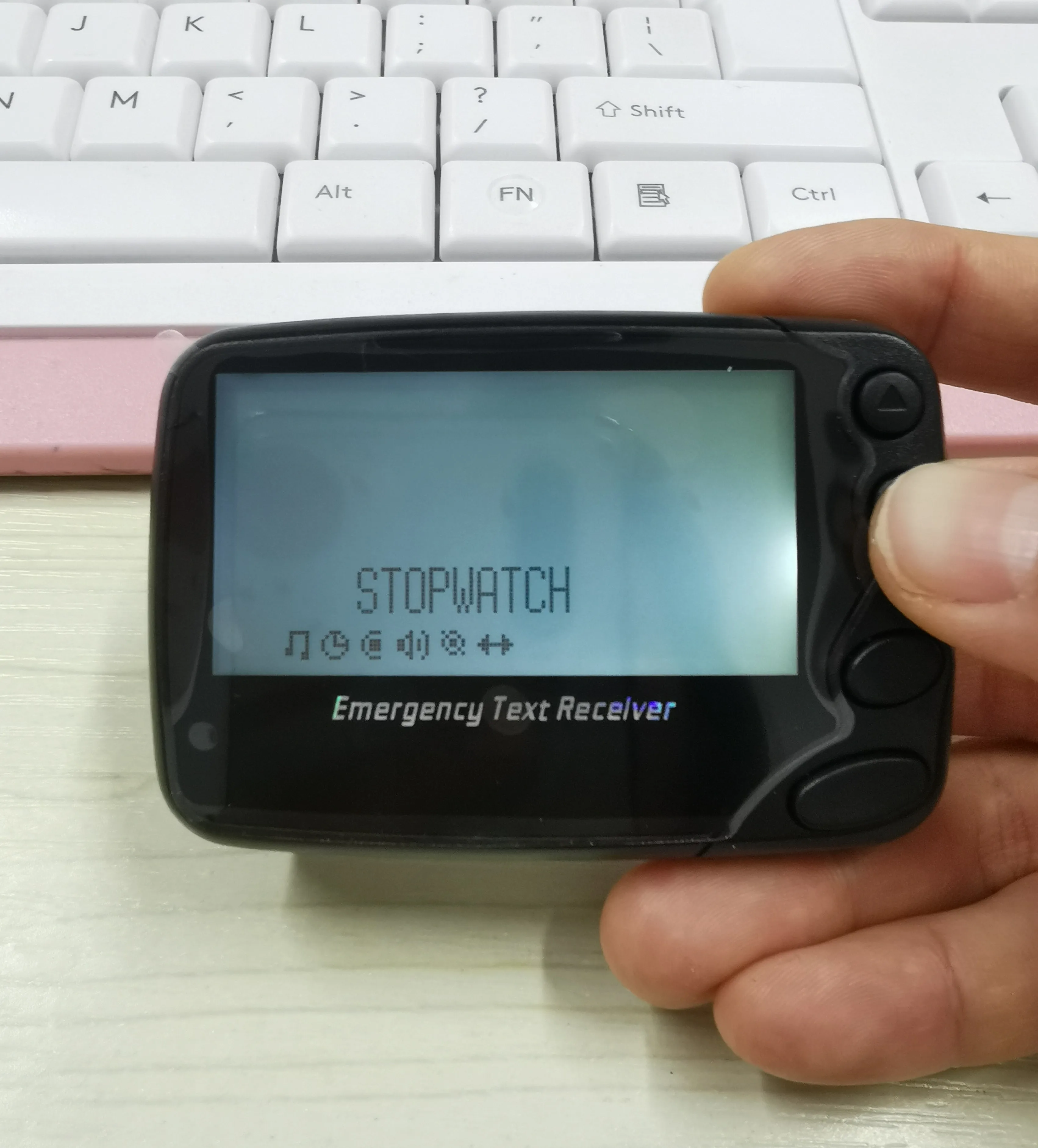 Pager numberico sem fio para chamar paging sistema, receptor do texto, beeper programável