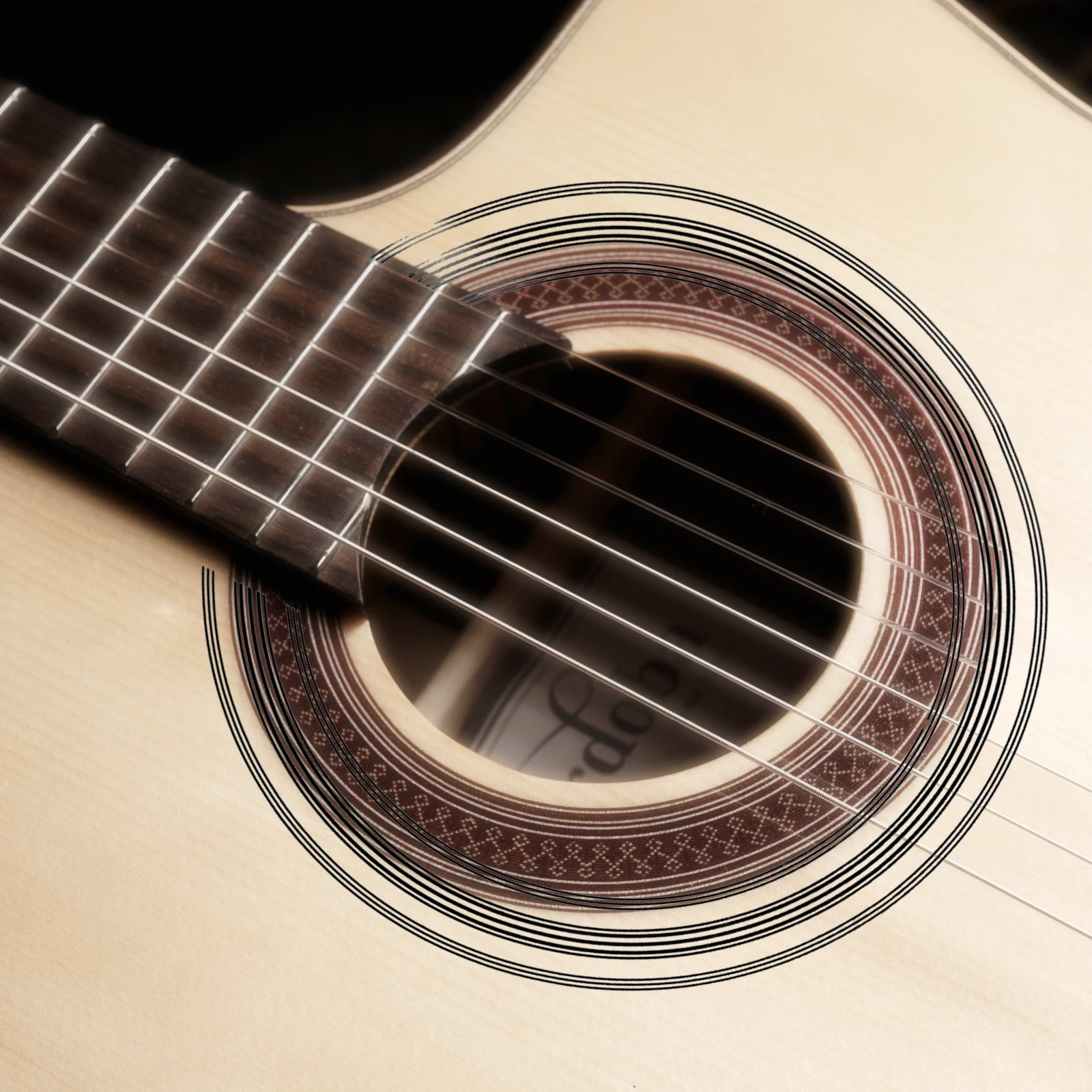 

8 Pcs Guitar Oral Flower Sticker Stickers Inlay for Sound Hole Self-adhesive Decals