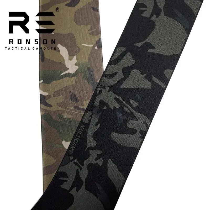 2.5/3.8/5.0/10cm MC MCBK ATFG EMR Camouflage Elastic Strap High Stretch Durable Wide Edge Tactical Vest Adjustable Belt