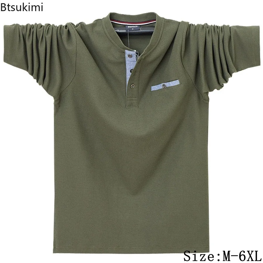 

Brand New Men's V-neck Long Sleeve T-shirts Spring Autumn Fashion Versatile Cotton Pullovers Male Daily Casual Bottoming Shirts