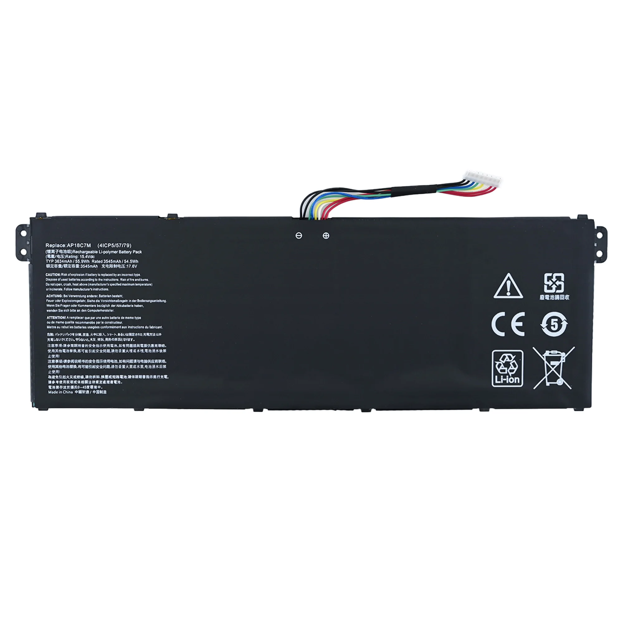 AP18C7M Laptop Battery For Acer Swift 5 SF514-54G SP513-54N SF313-52 Series 4ICP5/57/79 15.4V 55.9Wh 3634mAh