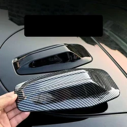 For BMW G60 G68 G70 U11 U10 2024 X1 X2 Car Carbon Style Antenna Shark Fin Aerials Panel Cover Stickers Auto Accessories
