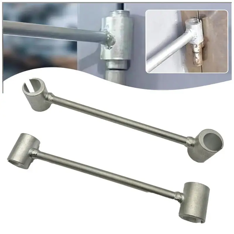 Chiave di regolazione dello spazio delle cerniere della porta 14-18MM/23-25MM Chiave di riparazione della cerniera della porta a doppia testa Strumento di regolazione della cerniera della porta Utensili manuali