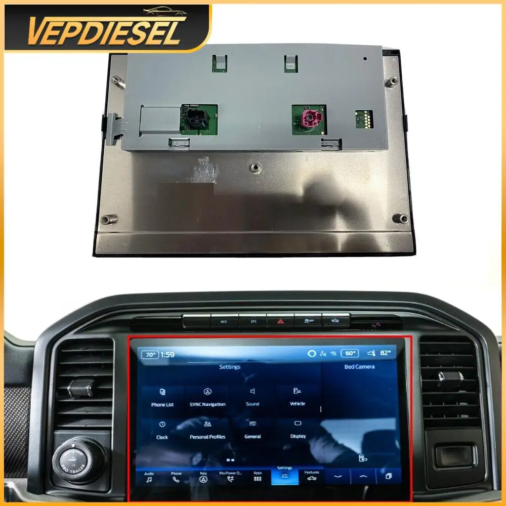 

1PC Original 12" Information Display Screen SYNC4 For Ford F series Expedition 2021-2023 ML3T-18B955-AF ML3T-18B955-AE