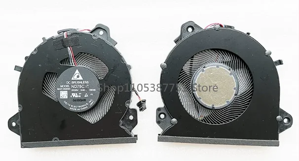 Laptop CPU Cooling Fan ND75C33 DC05V 0.50A -19D06 4Pin for SAMSUNG NT950XCJ Galaxy Book ION 15 BA31-00200A