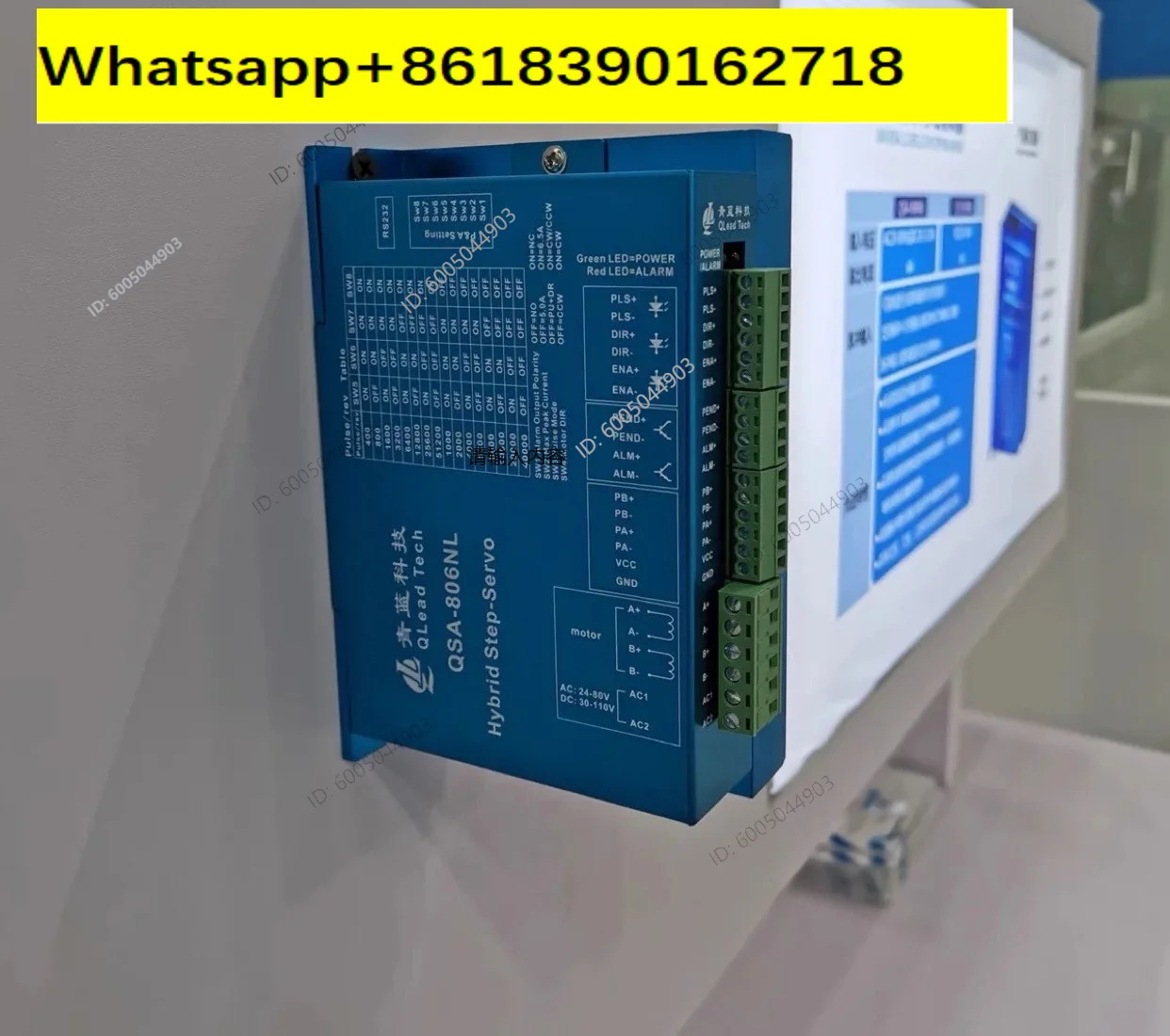 Closed-loop digital stepper driver QSA-806NL smooth and efficient (original genuine)
