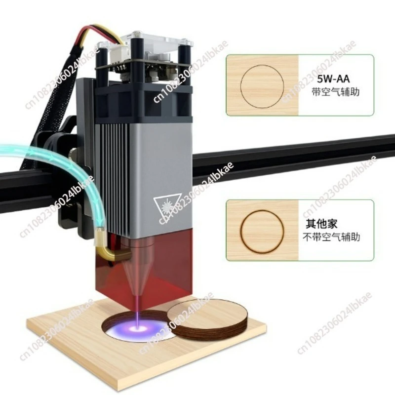 5W 10W 20W 30W Laser Head with Air Assist Module Air Pump Compressor Kit for CNC Laser Cutting Wood Engraver DIY Tool