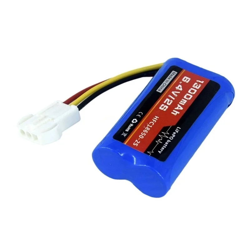 EL4.5 3P Rev Female Plug 6.4V 1300mAh LiFePO4 Battery For RC Racing Car Speed Boat