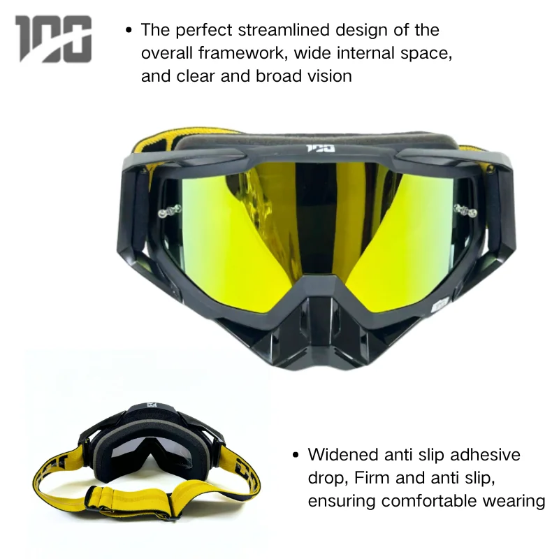 Motocross Brille Männer Frauen Dirt Bike Motorrad Brille Winddicht MX Radfahren Sonnenbrille Ski Brille Moto Training Ausrüstung – Detail 2