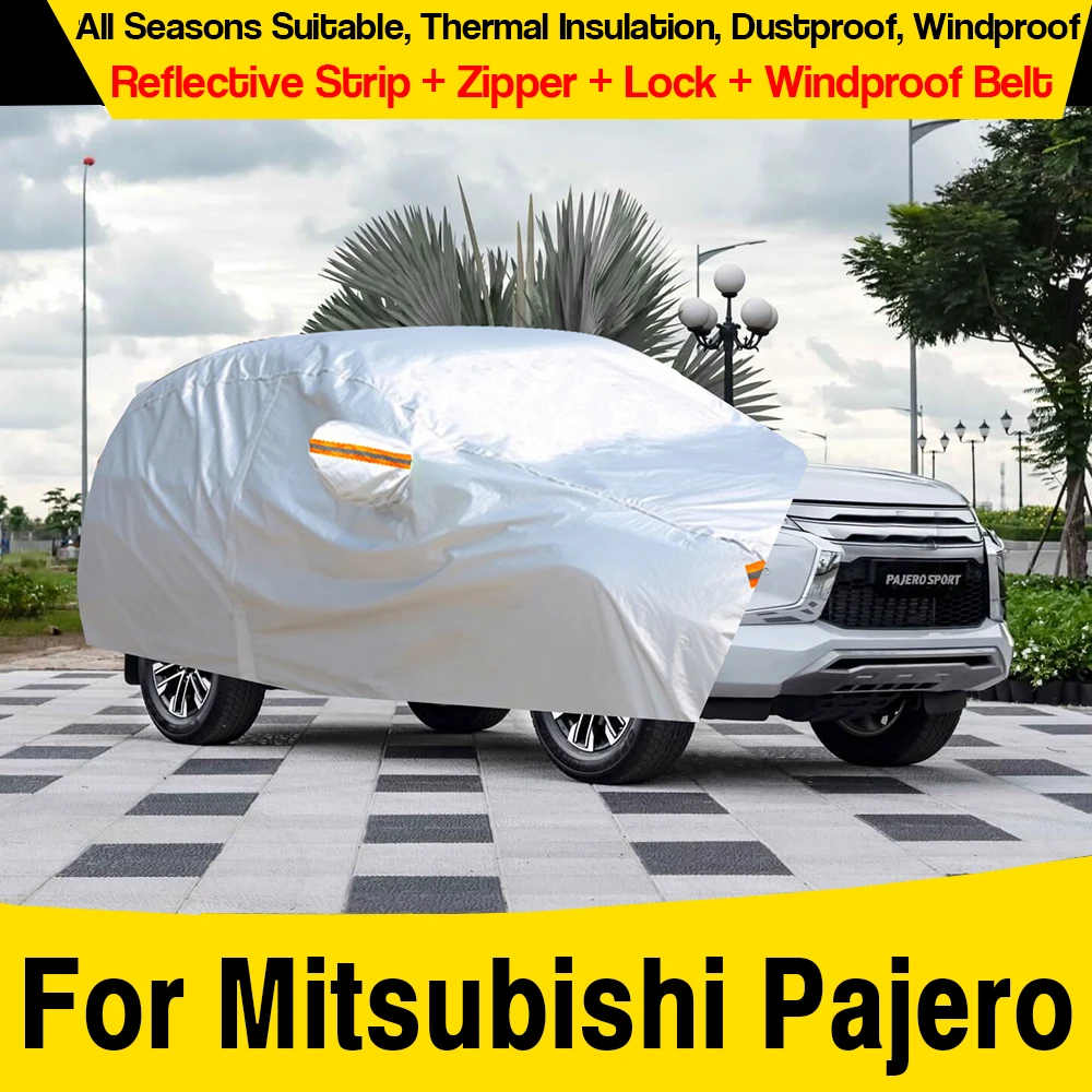 Car Cover SUV Outdoor Sun Rain Snow Dust Wind Prevent Cover For Mitsubishi Pajero Montero Shogun 1982-2025