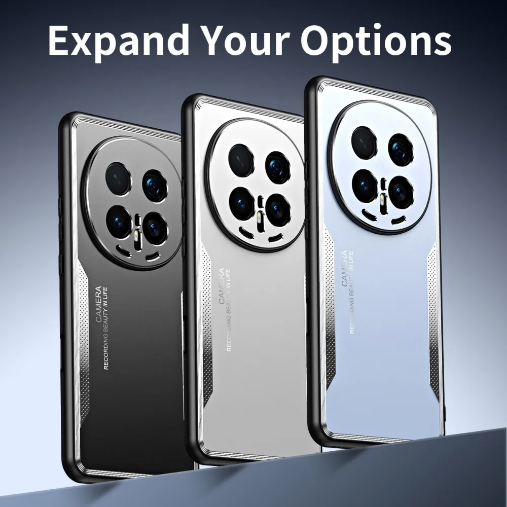 

Простой стильный чехол для телефона Honor Magic 7 8 Pro с металлической текстурой, твердый корпус из ПК, защитная противоударная задняя крышка