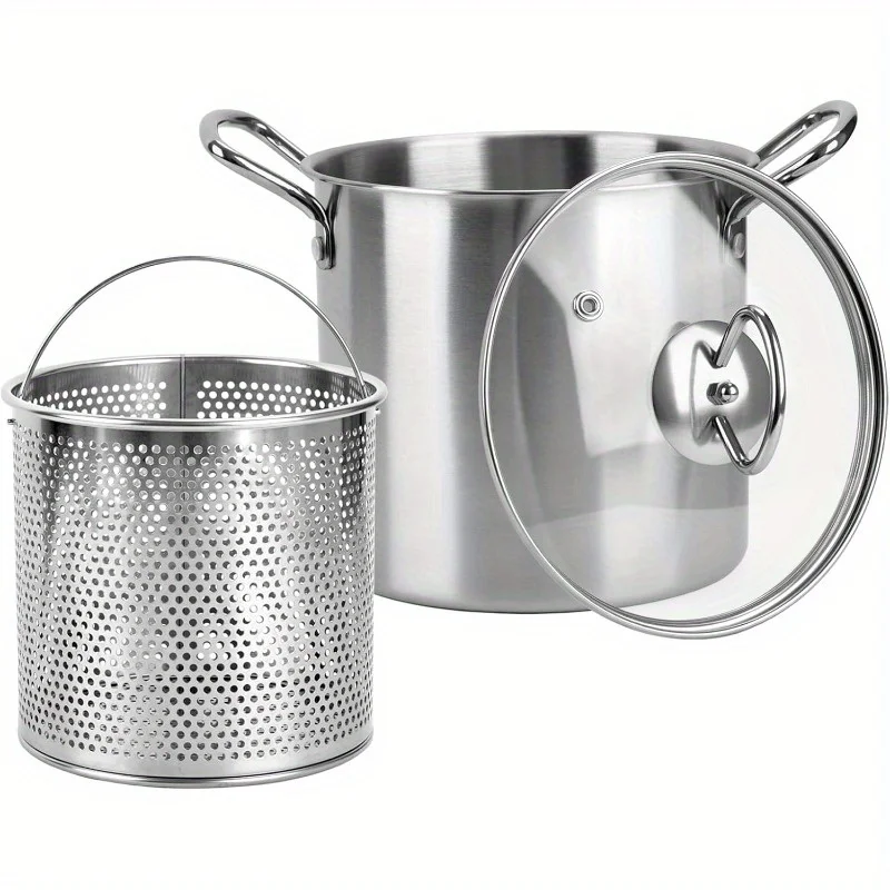 

A Set Multifunctional Household Frying Pan With A Filter Screen For Deeper And More Fuel-efficient Use