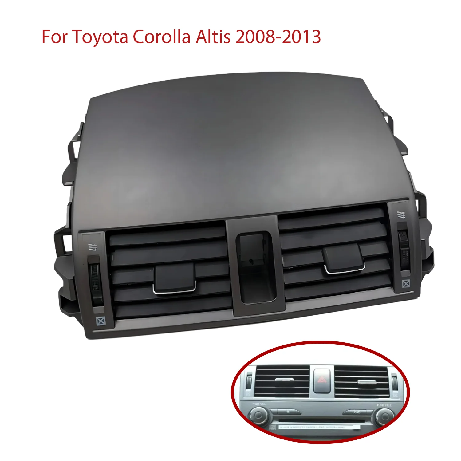 

Air Conditioning AC Vent Outlet Panel Trim Grille Cover For Toyota Corolla Altis 2008 2009 2010 2011 2012 2013 Car Accessories