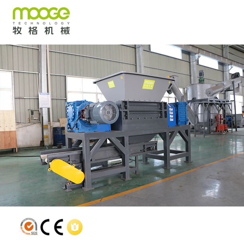 Abfall 200L Big HDPE Drum Plastic Barrel Abfall Plastic Shredder Shredder Machine