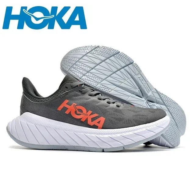 Originele Hoka One One Carbon X2 Heren En Dames Hardloopschoenen Mesh Jogging Lichtgewicht Ademende Demping Sneakers