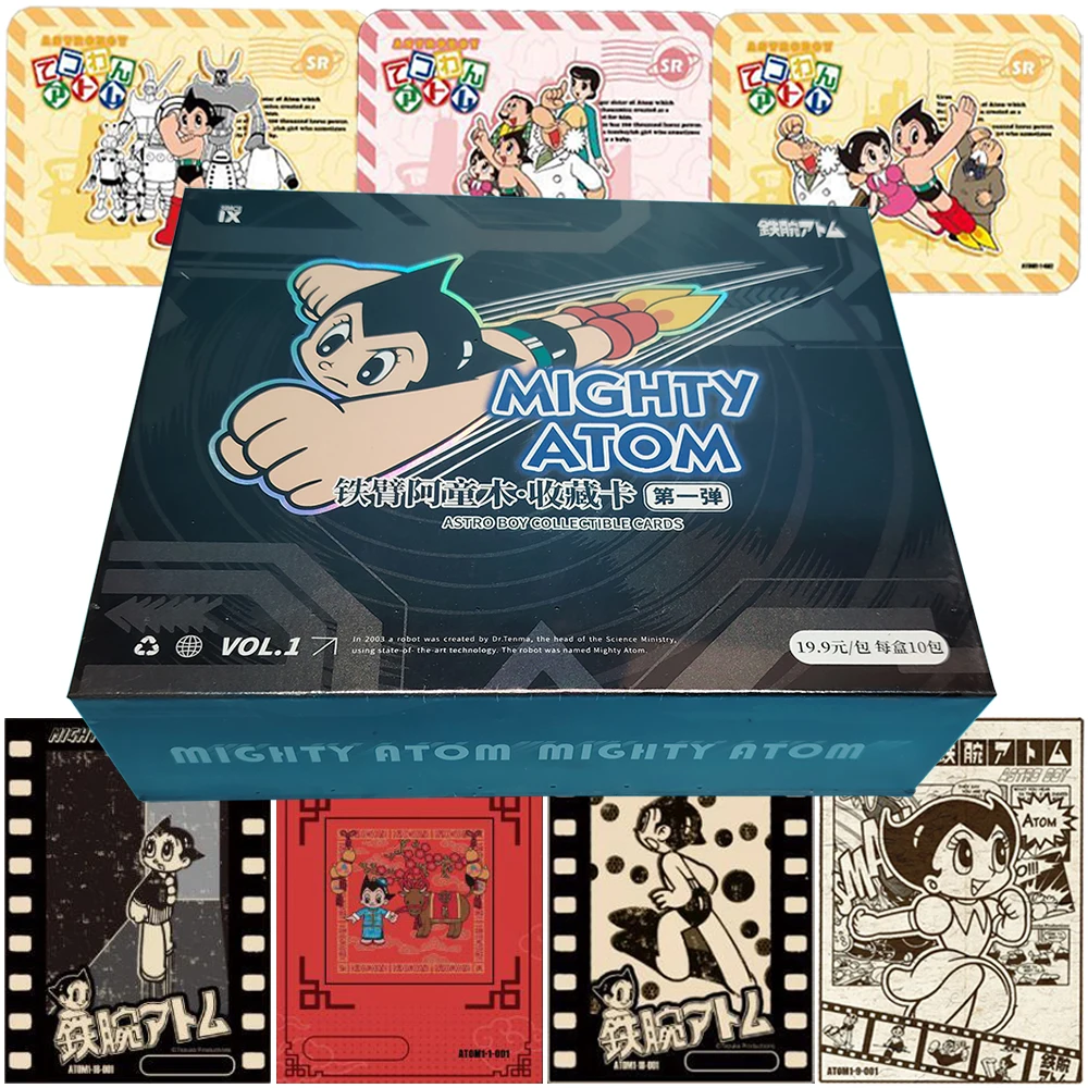 Astro Boy Collection Card Science Fiction Theme Japanese Animation Protagonist Robot Limited Card Toys Boys Girls Hobbies Gifts
