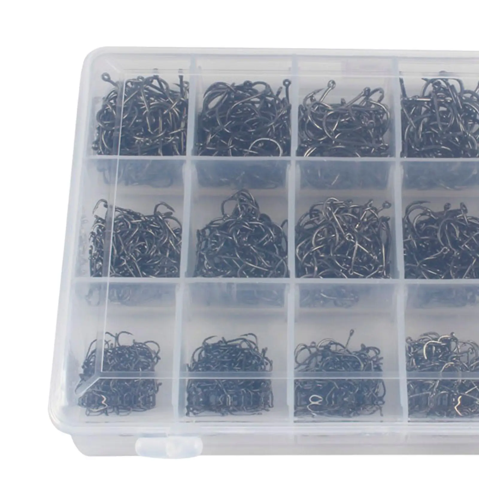 Fishing Hooks Fish Hooks Carbon Steel Hooks with Storage Box Circle Hooks Offset