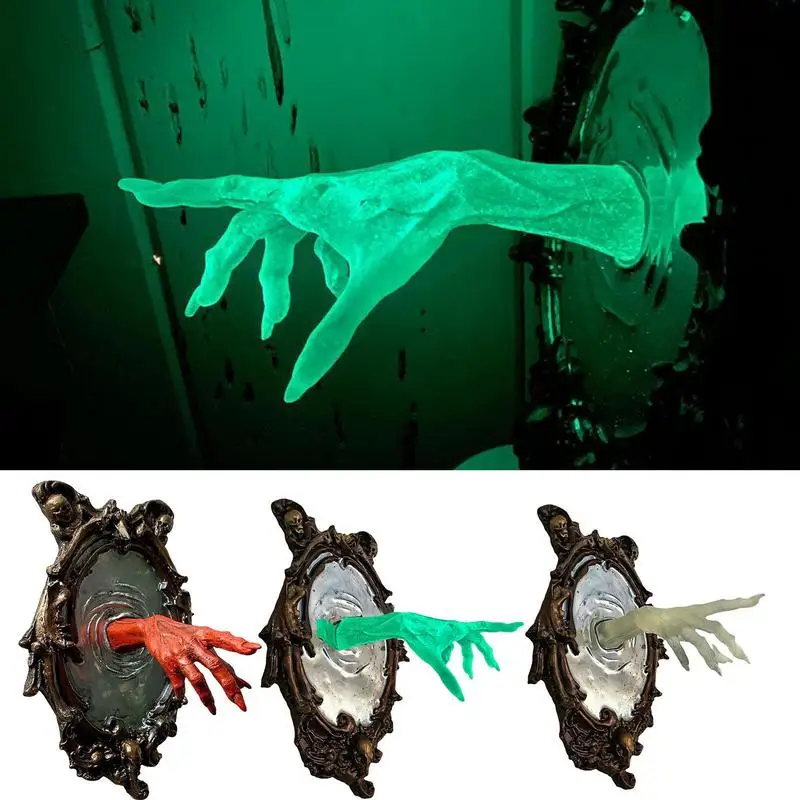 Scary Hand Wall Decor Gothic Hand Wall Dangle Sign Gothic Resin Retro Wall Art Witch Decorations Creative Props Halloween