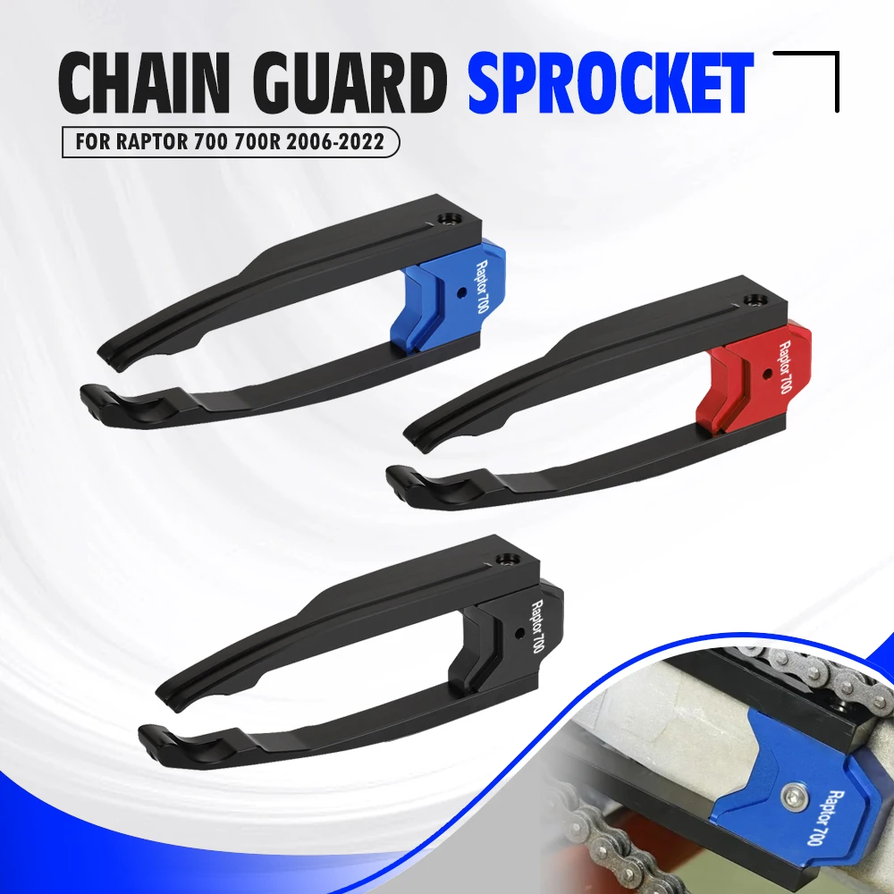 FOR YAMAHA RAPTOR 700 700R Motorcycle Accessories ATV Chain Guide Guard Cover Protector Plate 2006-2022 2021 2020 2019 2018 2017