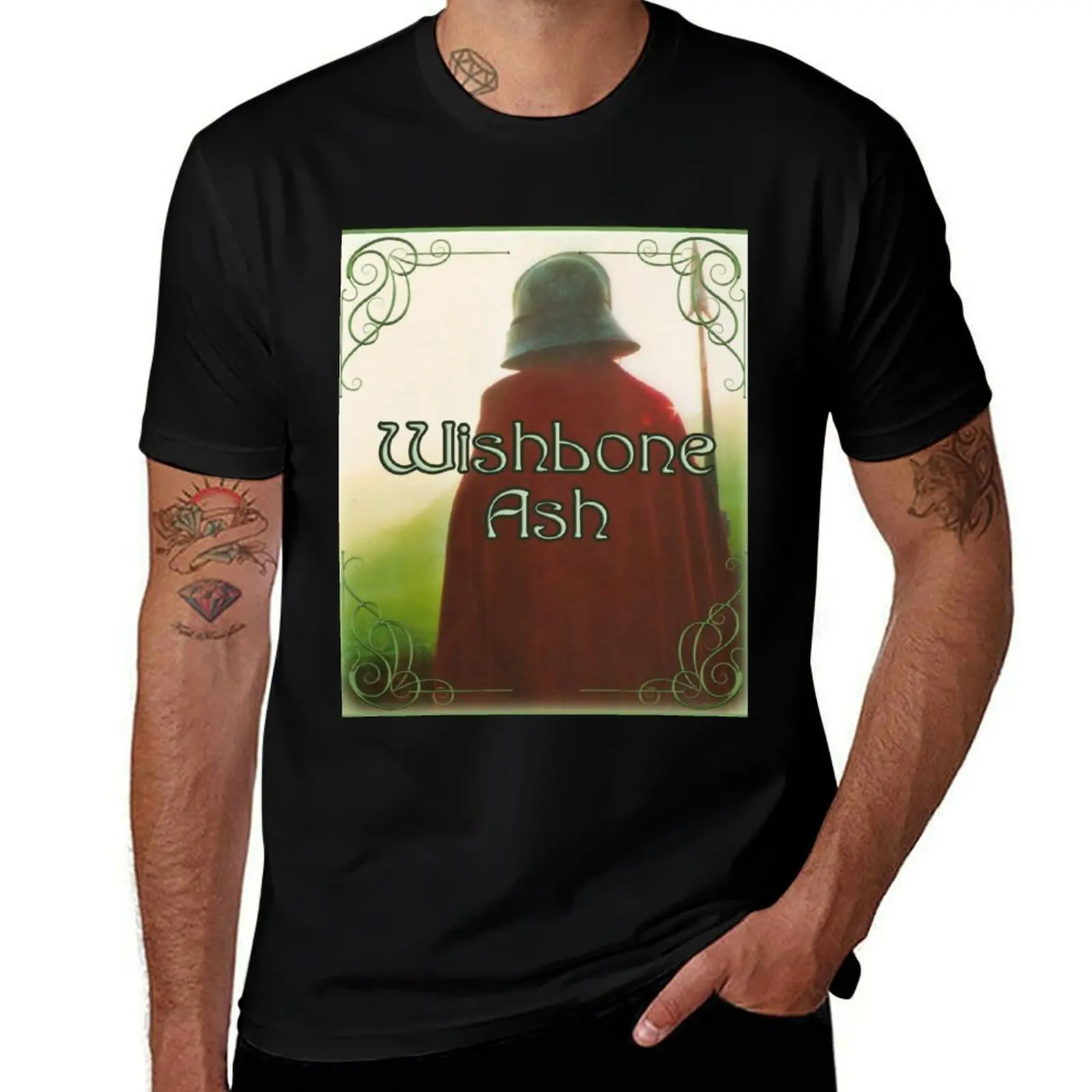 Wishbone Ash T-Shirt Minimalist Plain Crew Neck T-Shirt