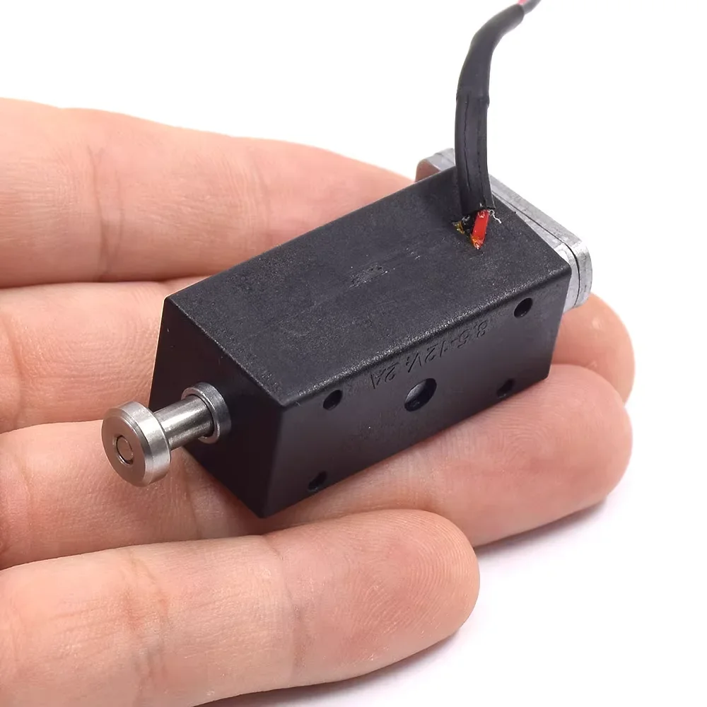 

7,4 В постоянного тока, 9 В, 12 В, 24 Вт 0837, мини-самоудерживающий всасывающий тип, соленоид, электромагнит, ход 5 мм, замок с отпечатками пальцев «сделай сам»