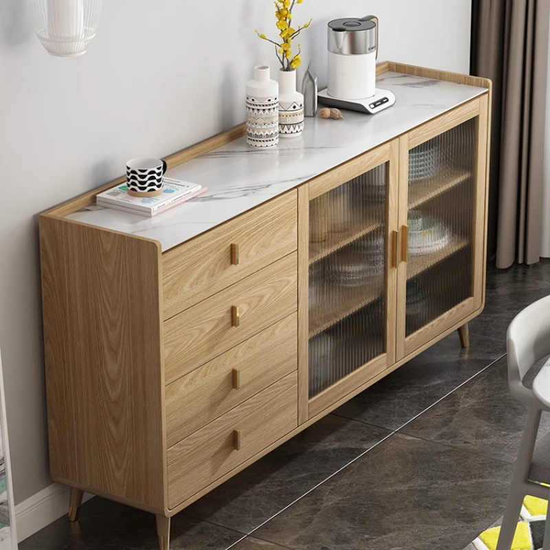 

Modern Simple Log Side Cabinet Household Locker Shelf