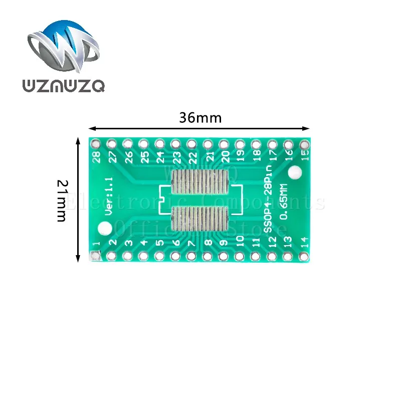 10 шт., плата для перевода QFN32 QFN40 DIP Pin
