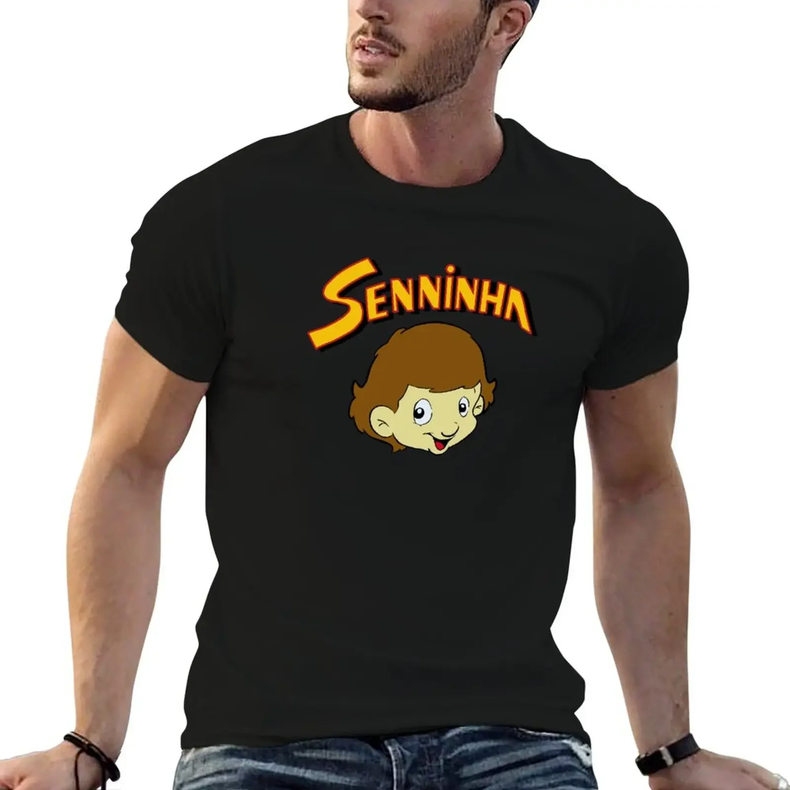 Senninha 1993 T-Shirt plain vintage korean fashion cotton graphic tees mens designer t shirt