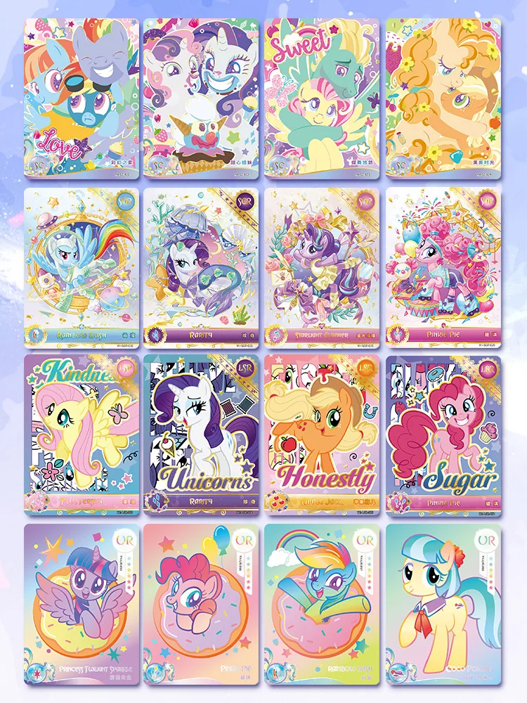 KAYOU My Little Pony:Friendship is Magic Cards Twilight Sparkle Anime Peripherals Rare SC SGR Collectible CardCard Toys Gift