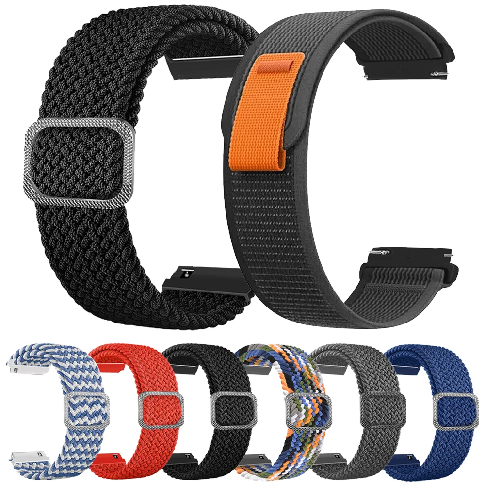 20mm 22mm Nylon Strap For POLAR Grit X2 Pro Titan/Vantage V3 M M2 Smartwatc Band For Polar Ignite 3 2/Pacer/Unite Watch Bracelet