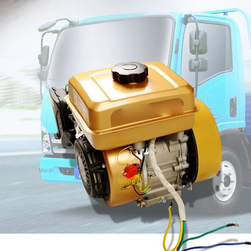 DC 24V Parking Air Conditioner Gasoline Generator 6KW Diesel Petrol Generator No Need To Install Battery Charging Truck Crane RV