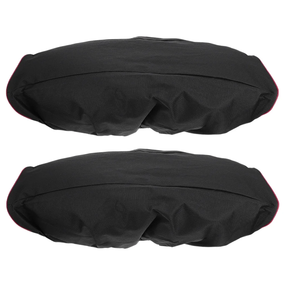 

2Pcs Waterproof Fabric Bag Oxford Cloth Winch Cover Heavy Duty Protective for Atv Boat Trailer Electric Rv Wind Storm Sun