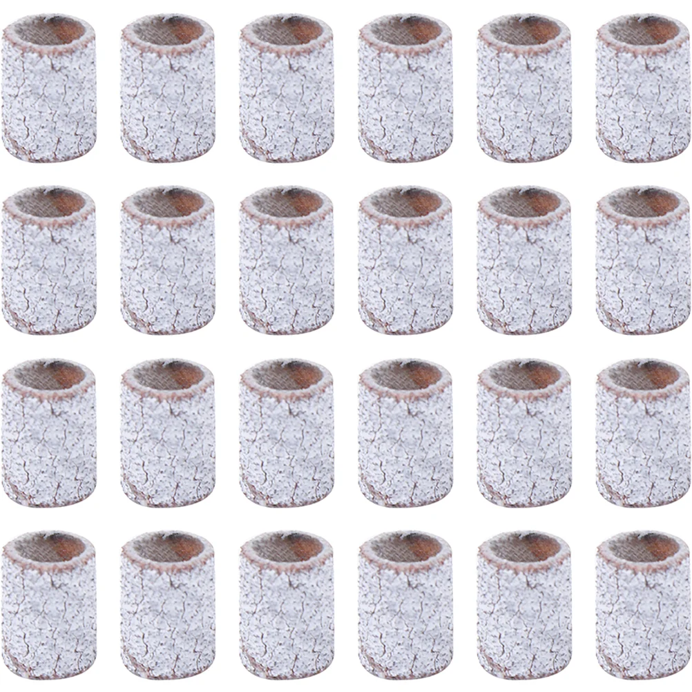 200 pz Fasce per levigatura per unghie Set Manicure Lucidatura Anelli per lucidatura per rimozione smalto gel Forniture per levigatura a grana fine Trapano