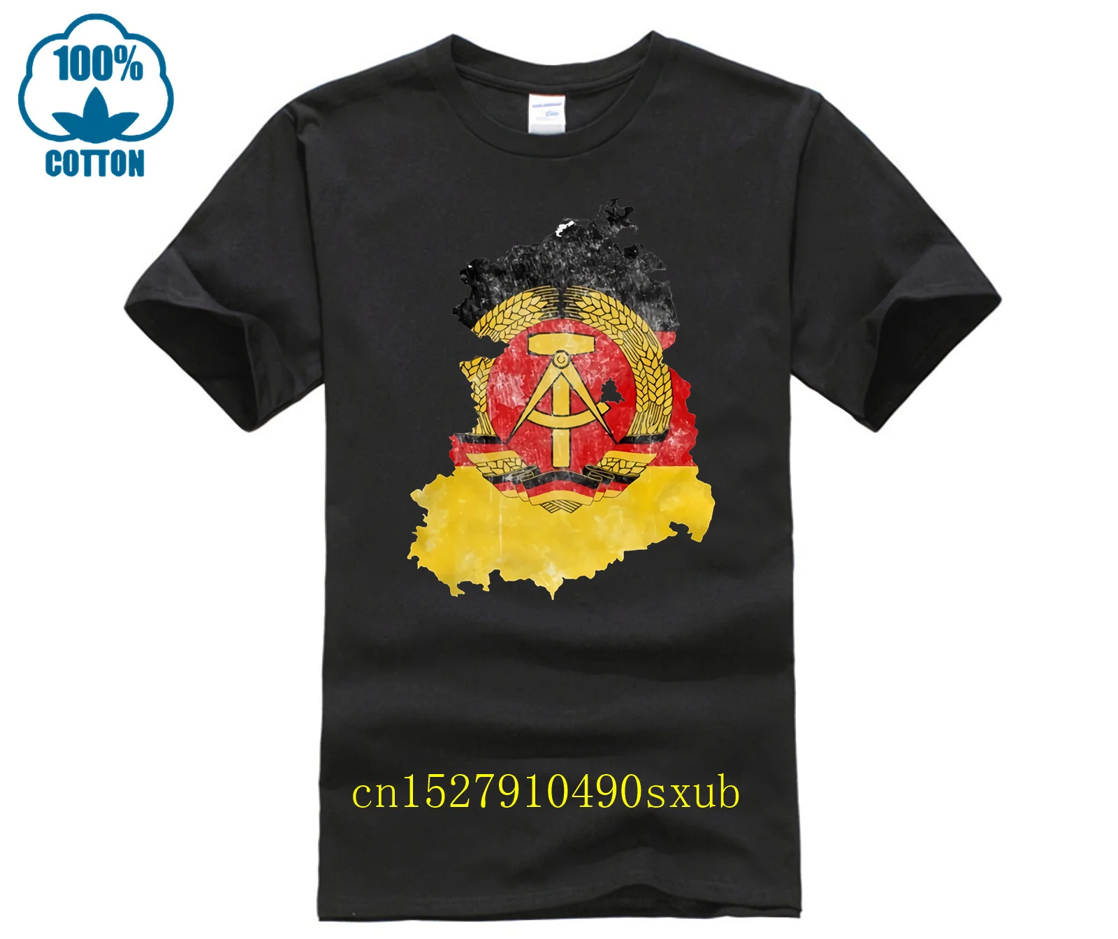 Новинка 2023, летняя футболка, забавная футболка Ddr в стиле ретро, винтажная карта, флаг флага трабанта Осси, модная мужская футболка