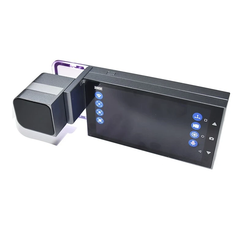 Portable digital microscope high definition with screen, stamp banknotes art identification display microscope autofocus