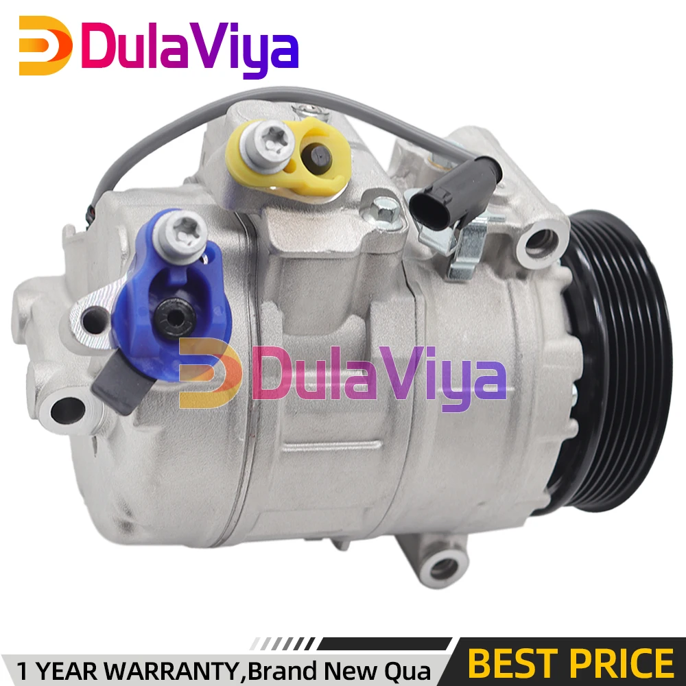 A/C Compressor For 05-10 BMW E60 E61 525i 530i 525xi 530xi 730i 730Li 528i 630i  64522151495 64526956716 64509174803 64522147460