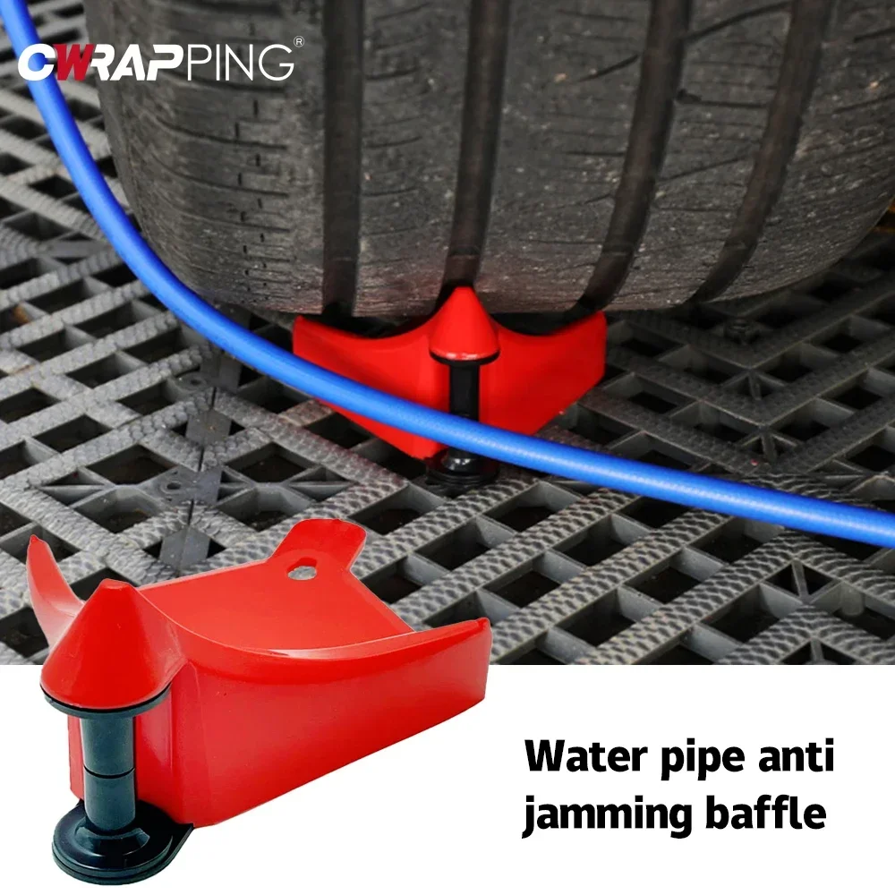 Car Wheel Hose Guide Roller Portable Anti-clamp Car Washing Tire Hose Guide Wheel Rolling System Tool for Car Washing Accessorie