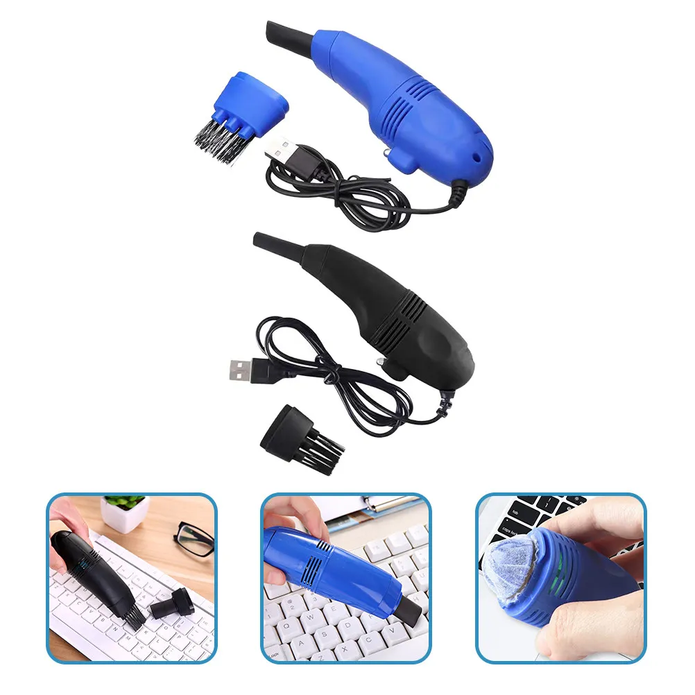

2 шт. USB-мини-пылесос для клавиатуры, портативный очиститель для компьютера, съемный контейнер для пыли, высокоэффективная система фильтрации для ноутбука